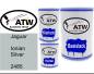 Preview: Jaguar, Ionian Silver, 2485: 500ml Lackdose + 500ml Klarlack + 250ml Härter - Set, von ATW Autoteile West.